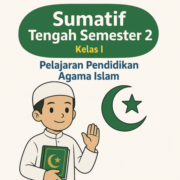 Sumatif Tengah Semester 2 Kelas I Pelajaran Pendidikan Agama Islam