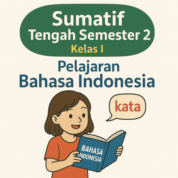 Sumatif Tengah Semester 2 Kelas I Pelajaran Bahasa Indonesia